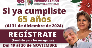 Checa calendario para incorporación a pensión de adultos mayores