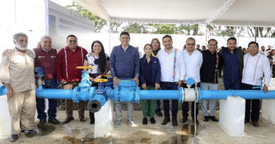 Inaugura Gobernador Salomón Jara pozo profundo de agua potable en Bosque El Tequio