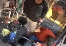 Pasajero golpea brutalmente a chofer de camión por no avanzar