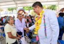 Para alcanzar el desarrollo de San Andrés Tepetlapa, Gobernador de Oaxaca triplica presupuesto para obra social