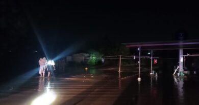Informa Protección Civil desbordamiento de río en San Dionisio Ocotlán