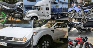 En Oaxaca recuperan 8 vehículos robados