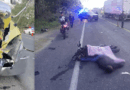 Muere joven al chocar su moto contra tracto camión
