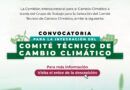 Convoca Gobierno del Estado a integrar el Comité Técnico de Cambio Climático