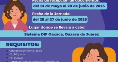 Anuncia DIF Oaxaca 18ª Jornada de Prótesis Ocular en la capital oaxaqueña