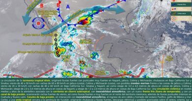 Se prevén tormentas vespertinas en gran parte de Oaxaca por ingreso de humedad