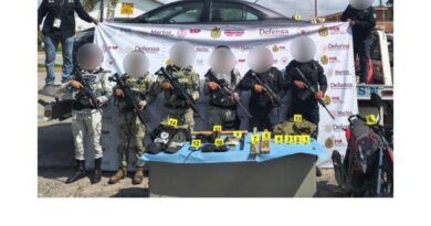Durante cateo, aseguran varios objetos en colonia al norte de Veracruz