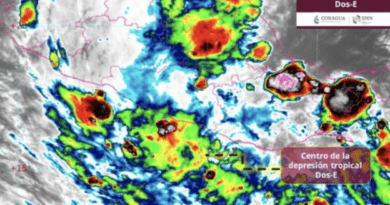 📢 Continuara depresión tropical con lluvias en el sur del país 🗺️