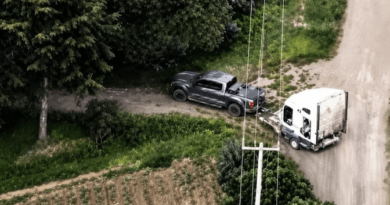 Con dron, siguieron cabina de camión robado en Puebla; pobladores impidieron operativo