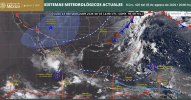 Este lunes pronostican lluvias aisladas en Oaxaca 