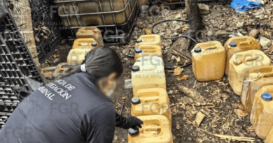 FGR asegura casi 5 mil litros de huachicol en 2 municipios