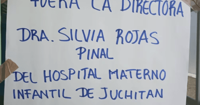 Inician paro trabajadores del hospital Materno-Infantil de Juchitán; exigen destitución de directora