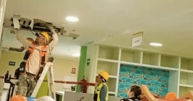 Cae parte del techo en la Torre Pediátrica de Veracruz; IMSS-Bienestar informa qué pasó