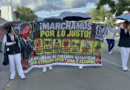 Marchan trabajadores del IMSS en Oaxaca; rechazan el aumento salarial y denuncian desabasto de medicamentos