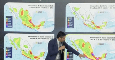 Alertan por norte de hasta 120 km/h y lluvias en Veracruz